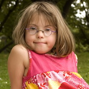 Photo: Girl with down syndrome