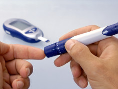 Photo: Blood sugar measurement