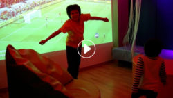 Photo: Title photo "Self-determined interaction in multisensory rooms"; linked to video 