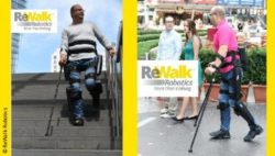 Photo: User of the ReWalk Exoskeleton; Copyright: ReWalk Robotics