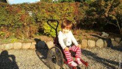 Photo: girl sitting in a wheelchair by Wolturnus; Copyright: Wolturnus